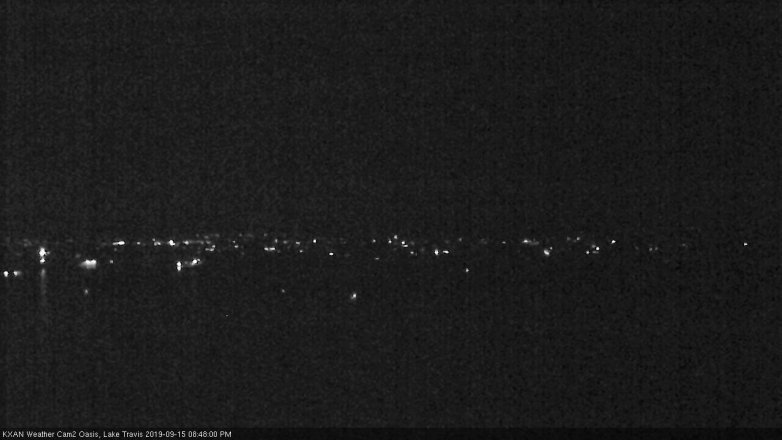 Lake Travis webcam, September 15, 2019 7:50 PM CT