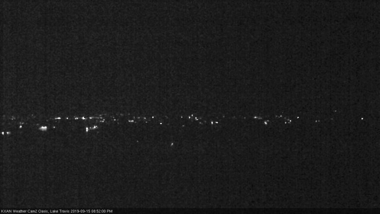 Lake Travis webcam, September 15, 2019 7:55 PM CT