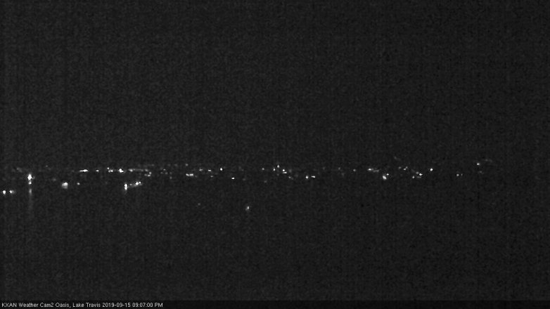Lake Travis webcam, September 15, 2019 8:10 PM CT