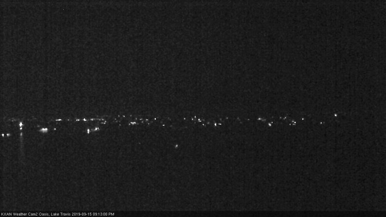 Lake Travis webcam, September 15, 2019 8:15 PM CT