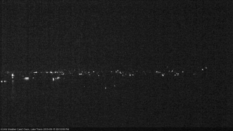 Lake Travis webcam, September 15, 2019 8:20 PM CT