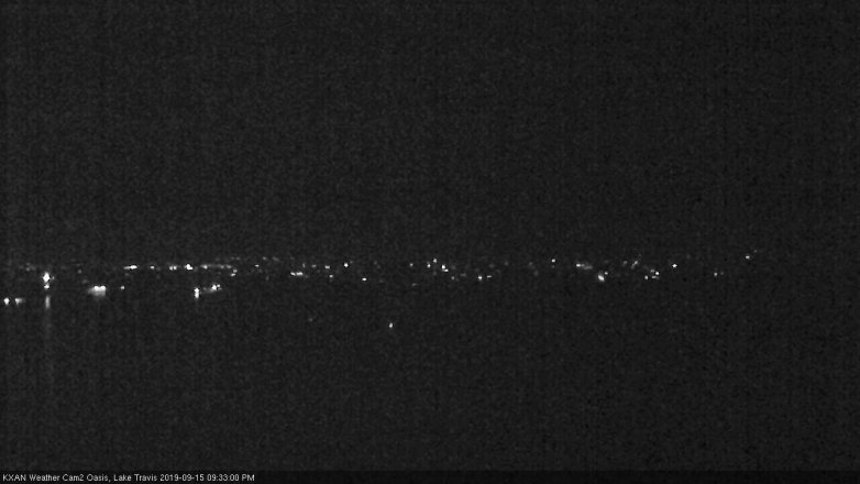 Lake Travis webcam, September 15, 2019 8:35 PM CT