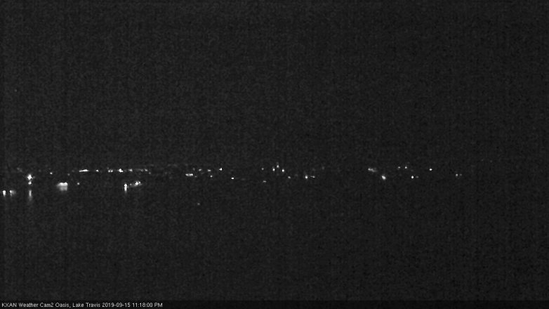 Lake Travis webcam, September 15, 2019 10:20 PM CT