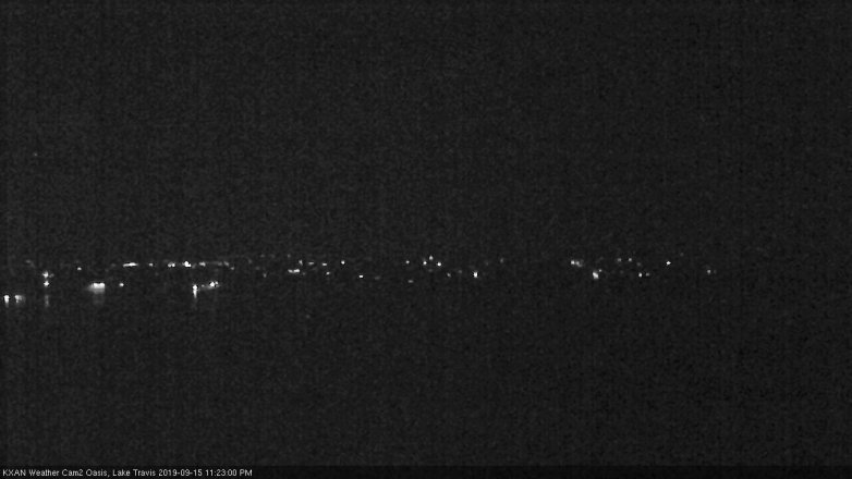 Lake Travis webcam, September 15, 2019 10:25 PM CT