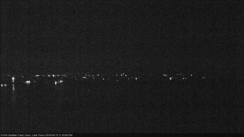 Lake Travis webcam, September 15, 2019 10:35 PM CT