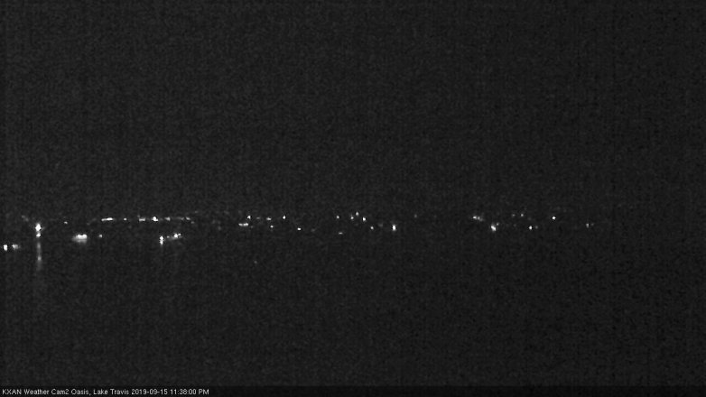 Lake Travis webcam, September 15, 2019 10:40 PM CT