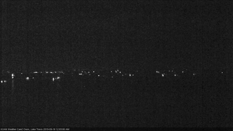 Lake Travis webcam, September 15, 2019 11:05 PM CT