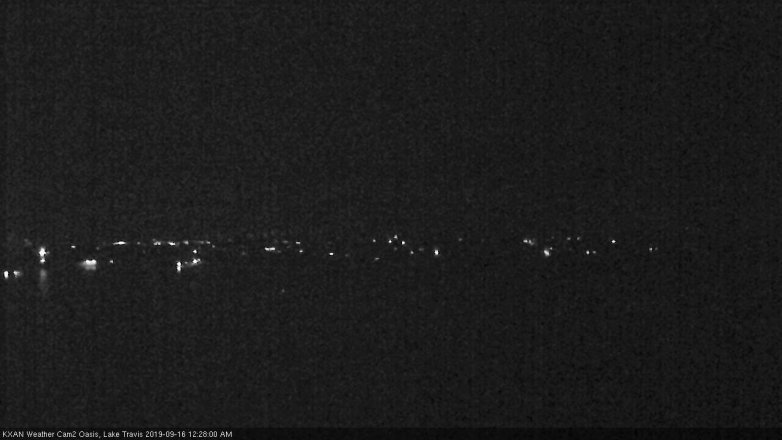 Lake Travis webcam, September 15, 2019 11:30 PM CT