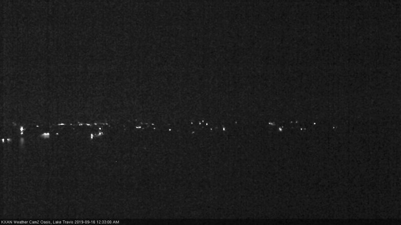 Lake Travis webcam, September 15, 2019 11:35 PM CT