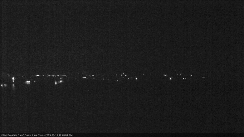 Lake Travis webcam, September 15, 2019 11:45 PM CT