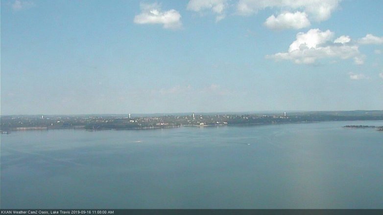 Lake Travis webcam, September 16, 2019 10:10 AM CT