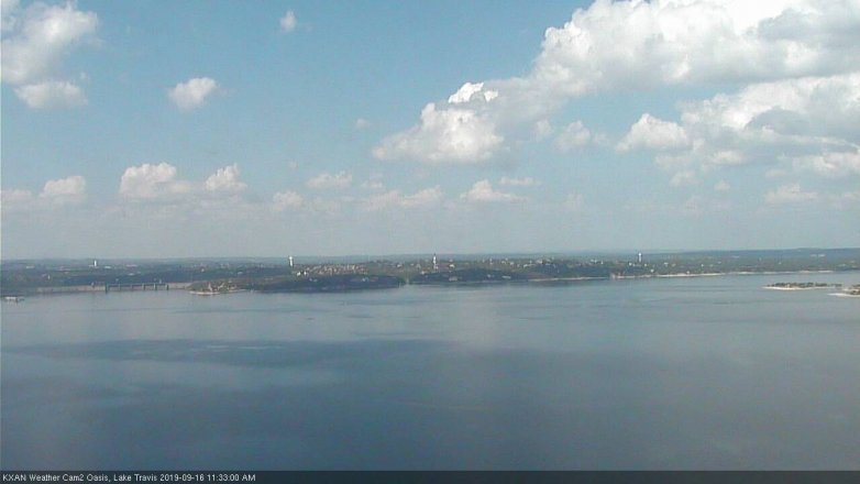 Lake Travis webcam, September 16, 2019 10:35 AM CT