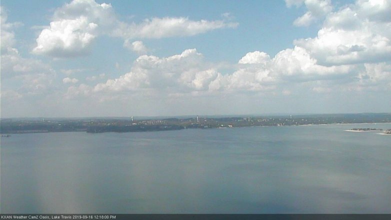 Lake Travis webcam, September 16, 2019 11:20 AM CT