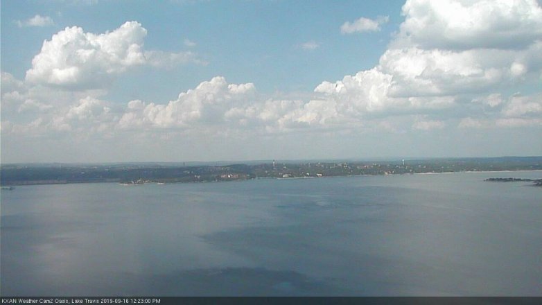 Lake Travis webcam, September 16, 2019 11:25 AM CT