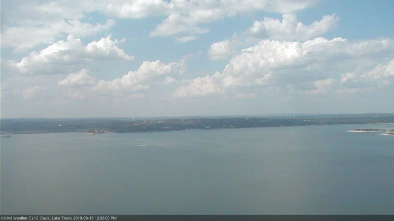 Lake Travis webcam, September 16, 2019 11:35 AM CT
