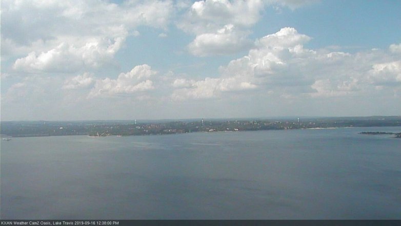Lake Travis webcam, September 16, 2019 11:40 AM CT