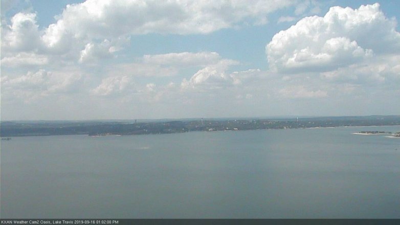 Lake Travis webcam, September 16, 2019 12:05 PM CT