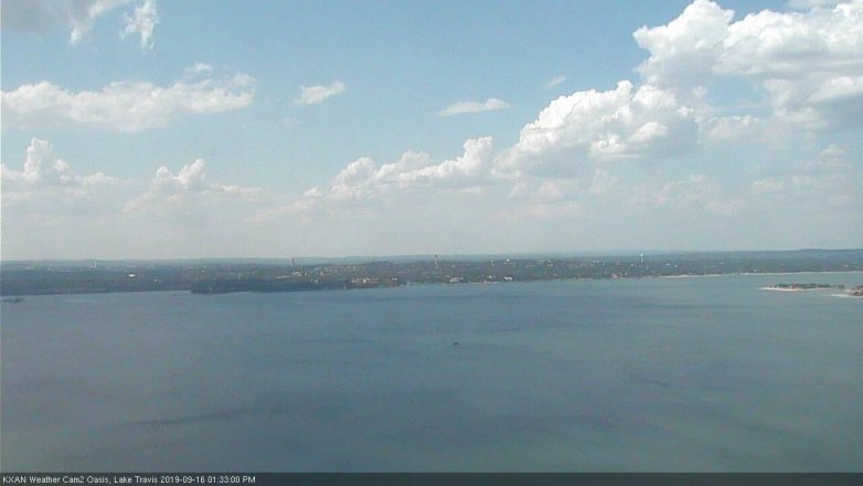 Lake Travis webcam, September 16, 2019 12:35 PM CT