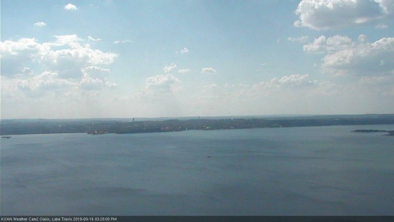 Lake Travis webcam, September 16, 2019 2:30 PM CT