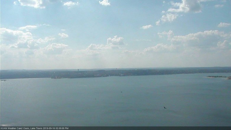 Lake Travis webcam, September 16, 2019 2:40 PM CT