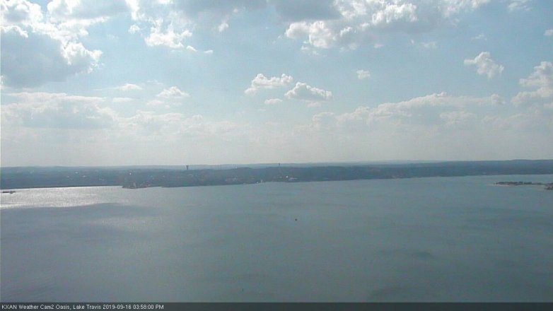Lake Travis webcam, September 16, 2019 3:00 PM CT