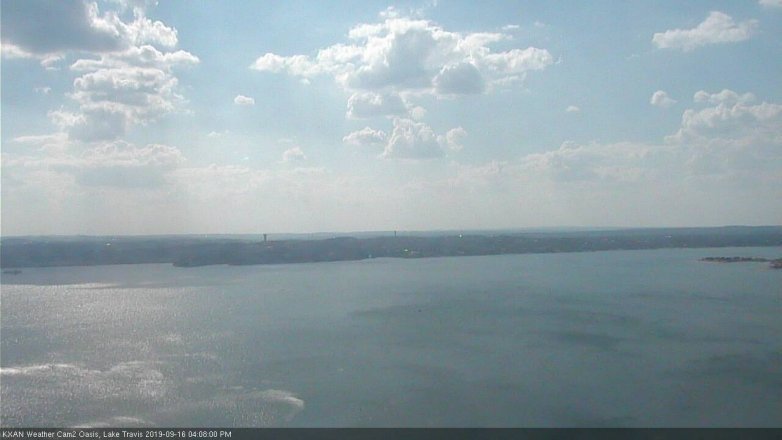 Lake Travis webcam, September 16, 2019 3:10 PM CT