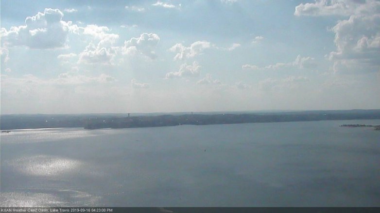 Lake Travis webcam, September 16, 2019 3:25 PM CT