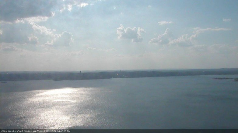 Lake Travis webcam, September 16, 2019 3:50 PM CT
