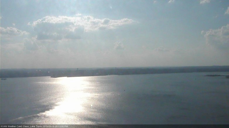 Lake Travis webcam, September 16, 2019 4:15 PM CT