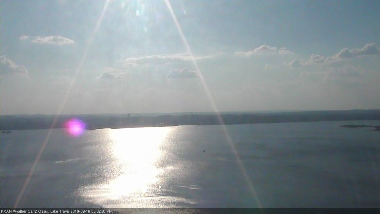 Lake Travis webcam, September 16, 2019 4:35 PM CT