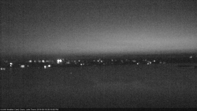 Lake Travis webcam, September 16, 2019 7:20 PM CT
