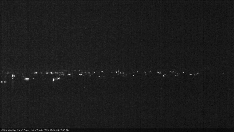 Lake Travis webcam, September 16, 2019 8:25 PM CT