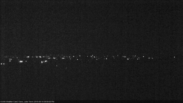 Lake Travis webcam, September 16, 2019 9:00 PM CT