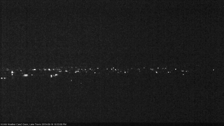 Lake Travis webcam, September 16, 2019 9:35 PM CT