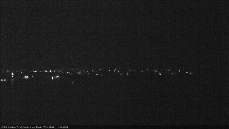 Lake Travis webcam, September 16, 2019 10:15 PM CT