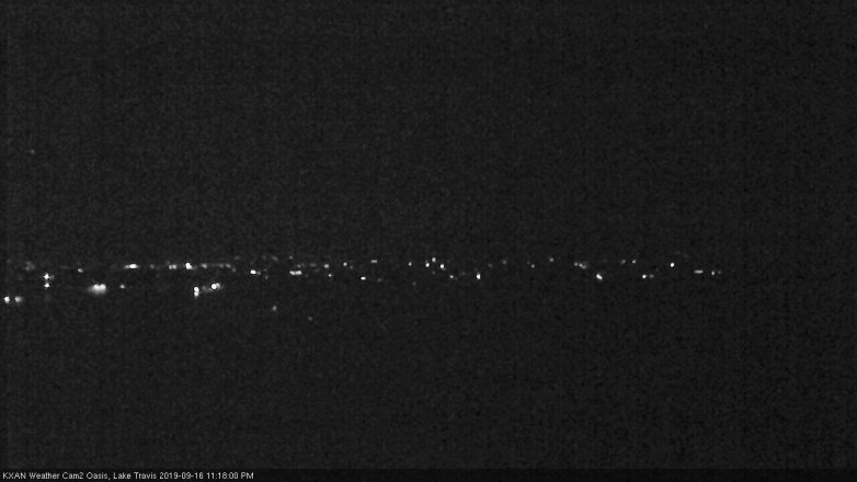 Lake Travis webcam, September 16, 2019 10:20 PM CT