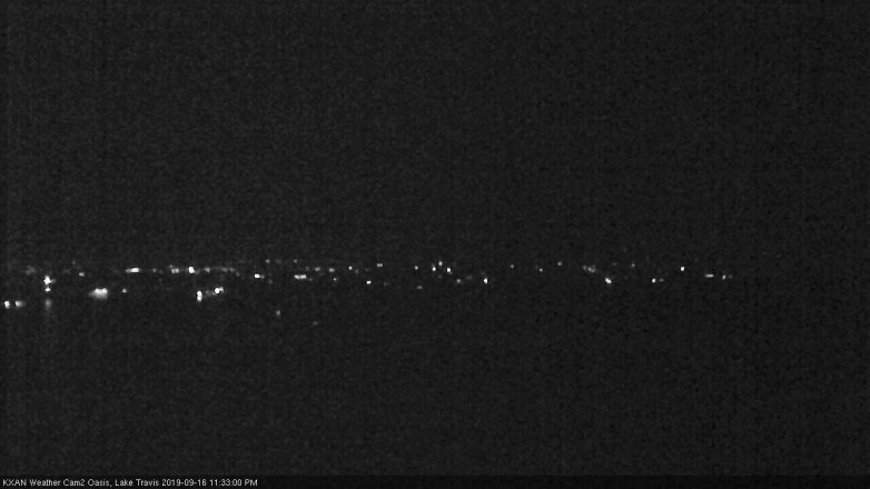 Lake Travis webcam, September 16, 2019 10:35 PM CT