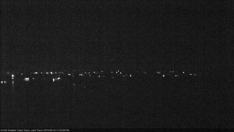 Lake Travis webcam, September 16, 2019 10:55 PM CT