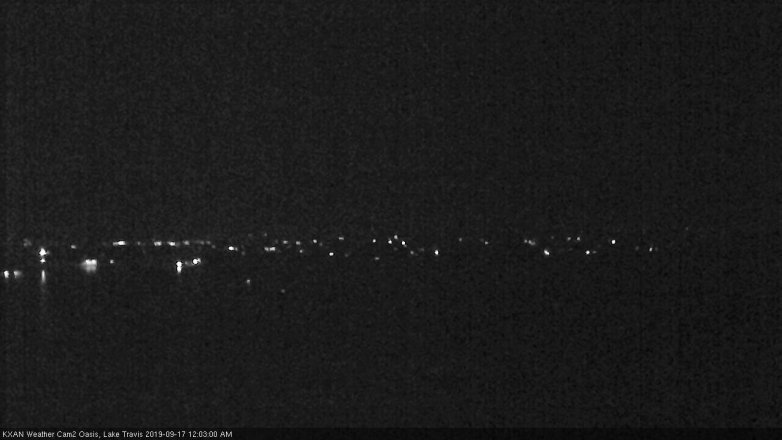 Lake Travis webcam, September 16, 2019 11:05 PM CT