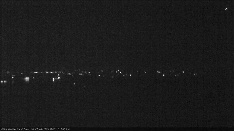 Lake Travis webcam, September 16, 2019 11:15 PM CT
