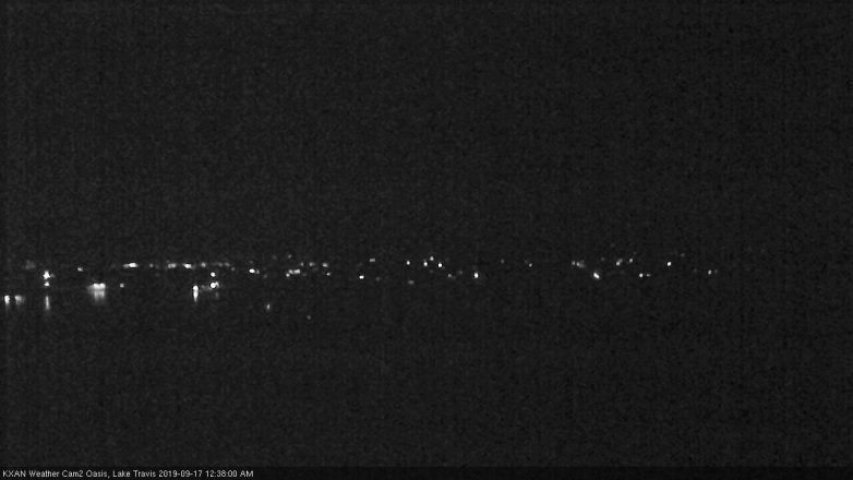 Lake Travis webcam, September 16, 2019 11:40 PM CT