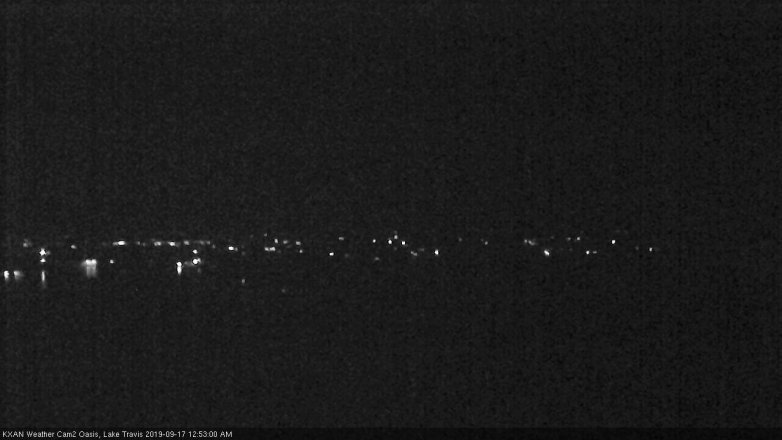 Lake Travis webcam, September 16, 2019 11:55 PM CT