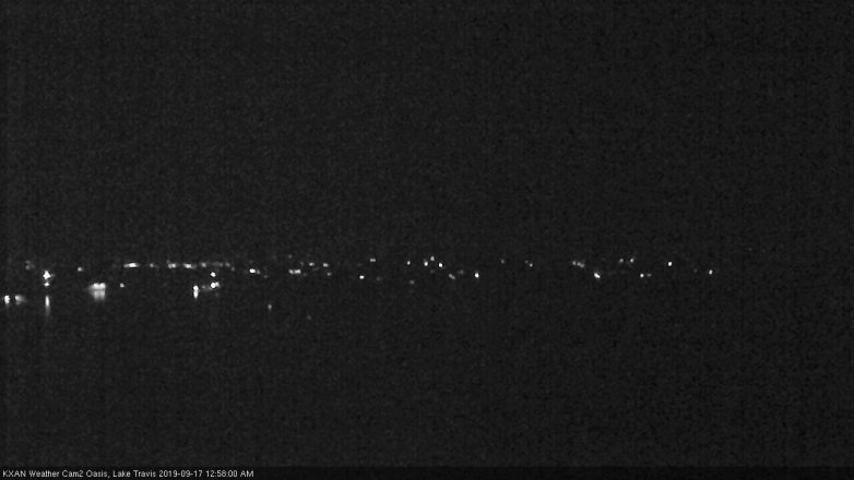 Lake Travis webcam, September 16, 2019 12:00 AM CT