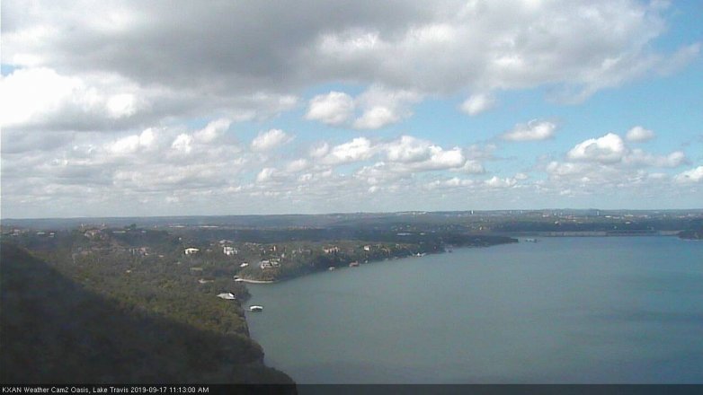 Lake Travis webcam, September 17, 2019 10:15 AM CT