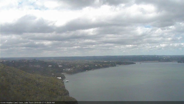 Lake Travis webcam, September 17, 2019 10:40 AM CT