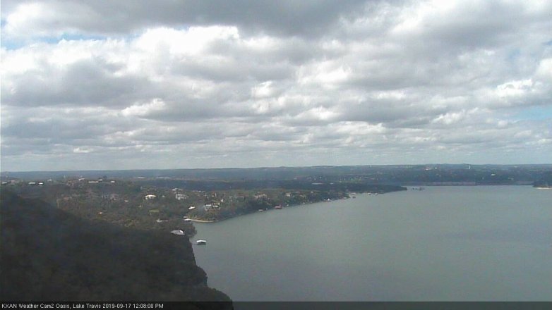 Lake Travis webcam, September 17, 2019 11:10 AM CT