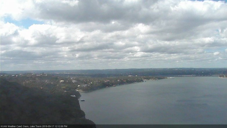 Lake Travis webcam, September 17, 2019 11:15 AM CT