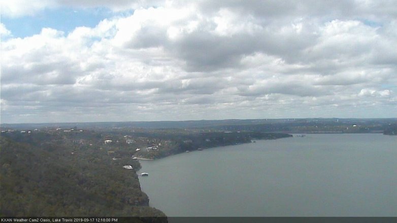 Lake Travis webcam, September 17, 2019 11:20 AM CT