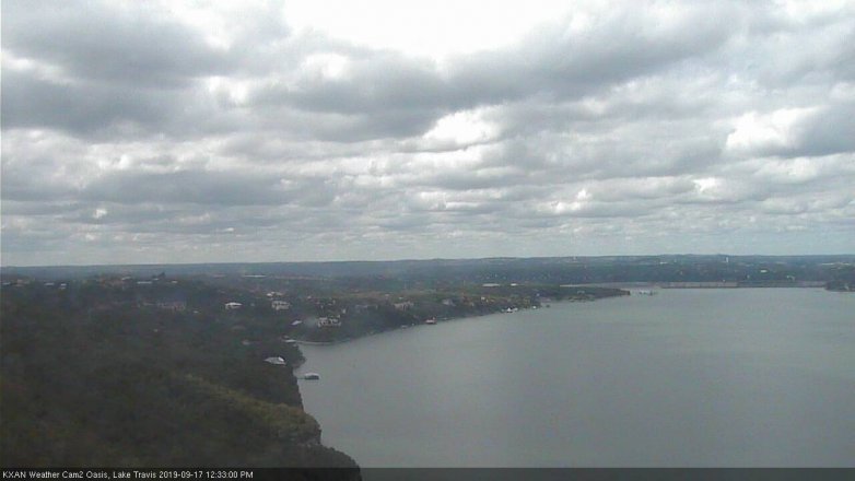 Lake Travis webcam, September 17, 2019 11:35 AM CT