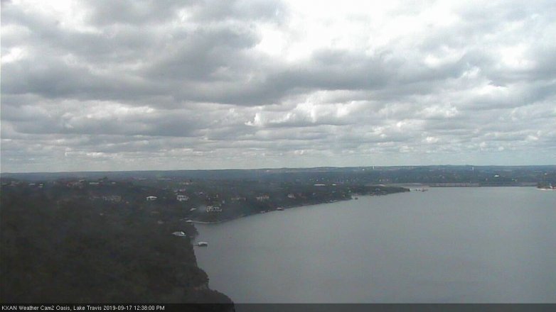 Lake Travis webcam, September 17, 2019 11:40 AM CT